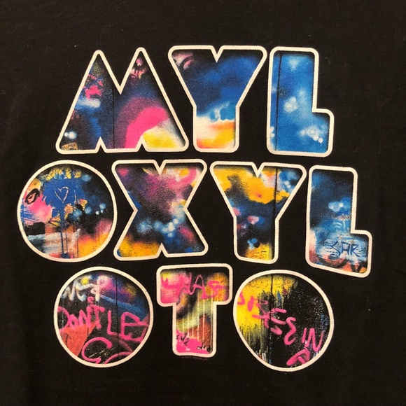 Coldplay Mylo Xyloto tour tee - Picture 1 of 3